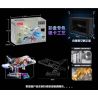 WANGAO 288005 TÀU CON THOI XUYÊN QUA CÁC VÌ SAO VÀ GIẤC MƠ CỦA BẦU TRỜI ĐẦY bộ đồ chơi xếp lắp ráp ghép mô hình 411 khối
