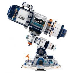 JMBRICKLAYER 70009 WEKKI 506504 BẢO TÀNG KHOA HỌC VÀ CÔNG NGHỆ DỰ ÁN THÁM HIỂM NGÔI SAO KÍNH VIỄN VỌNG TƯƠNG LAI bộ đồ chơi xếp lắp ráp ghép mô hình STAREXPLORE PROGRAM 995 khối