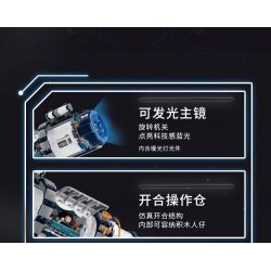 JMBRICKLAYER 70009 WEKKI 506504 BẢO TÀNG KHOA HỌC VÀ CÔNG NGHỆ DỰ ÁN THÁM HIỂM NGÔI SAO KÍNH VIỄN VỌNG TƯƠNG LAI bộ đồ chơi xếp lắp ráp ghép mô hình STAREXPLORE PROGRAM 995 khối