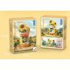 ZHEGAO 663012-2 CỬA HÀNG HOA PANDA HƯỚNG DƯƠNG bộ đồ chơi xếp lắp ráp ghép mô hình PANDA FLOWER SHOP SUNFLOWER 505 khối