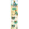 ZHEGAO 663012-3 CỬA HÀNG HOA GẤU TRÚC XƯƠNG RỒNG bộ đồ chơi xếp lắp ráp ghép mô hình PANDA FLOWER SHOP CACTUS 485 khối