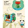 ZHEGAO 663012-3 CỬA HÀNG HOA GẤU TRÚC XƯƠNG RỒNG bộ đồ chơi xếp lắp ráp ghép mô hình PANDA FLOWER SHOP CACTUS 485 khối