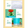 ZHEGAO 663012-3 CỬA HÀNG HOA GẤU TRÚC XƯƠNG RỒNG bộ đồ chơi xếp lắp ráp ghép mô hình PANDA FLOWER SHOP CACTUS 485 khối