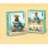 ZHEGAO 663012-3 CỬA HÀNG HOA GẤU TRÚC XƯƠNG RỒNG bộ đồ chơi xếp lắp ráp ghép mô hình PANDA FLOWER SHOP CACTUS 485 khối