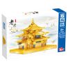 ZHEGAO LZ8313 8313 CUNG ĐIỆN VÀNG LÃO QUÂN SƠN bộ đồ chơi xếp lắp ráp ghép mô hình Architecture LAOJUNSHAN GOLDEN PALACE Công Trình Kiến Trúc 814 khối