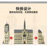 BAKA TECHNOLOGY 33213 NHÀ THỜ ĐỨC BÀ PARIS bộ đồ chơi xếp lắp ráp ghép mô hình Creator NOTRE DAME DE PARIS Sáng Tạo 8225 khối