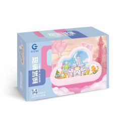 GOQI GQ-3038 3038 GQ3038 ĐÈN GƯƠNG ĐÁM MÂY GQ LÂU ĐÀI NGỌT NGÀO bộ đồ chơi xếp lắp ráp ghép mô hình 632 khối