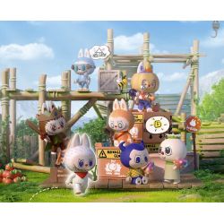 POP MART P10000 10000 CĂN CỨ BÍ MẬT CỦA KHU RỪNG QUÁI VẬT NGÔI NHÀ GỖ NGHỊCH NGỢM bộ đồ chơi xếp lắp ráp ghép mô hình PLAYFUL HOME