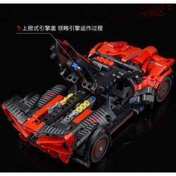 QMAN ENLIGHTEN KEEPPLEY 91003 TỐC ĐỘ CHÍNH XÁC THẦN CHIẾN TRANH ĐỎ bộ đồ chơi xếp lắp ráp ghép mô hình Technic Kỹ Thuật Công Nghệ Cao Mô Hình Phương Tiện 740 khối