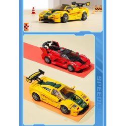 QMAN ENLIGHTEN KEEPPLEY 91001 TỐC ĐỘ CHÍNH XÁC SPEEDSTER bộ đồ chơi xếp lắp ráp ghép mô hình Speed Champions Racing Cars Đua Xe Công Thức 282 khối