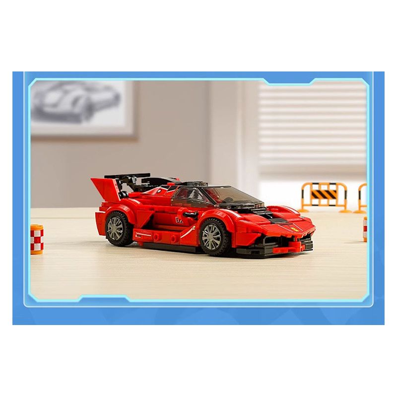QMAN ENLIGHTEN KEEPPLEY 91001 TỐC ĐỘ CHÍNH XÁC SPEEDSTER bộ đồ chơi xếp lắp ráp ghép mô hình Speed Champions Racing Cars Đua Xe Công Thức 282 khối