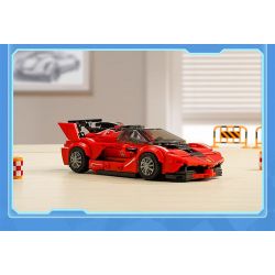 QMAN ENLIGHTEN KEEPPLEY 91002 TỐC ĐỘ TÍCH LŨY VUA QUYỀN LỰC bộ đồ chơi xếp lắp ráp ghép mô hình Speed Champions Racing Cars Đua Xe Công Thức 338 khối