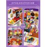 ZHEGAO 612026 CỬA HÀNG BĂNG ĐĨA bộ đồ chơi xếp lắp ráp ghép mô hình RECORD STORE 554 khối