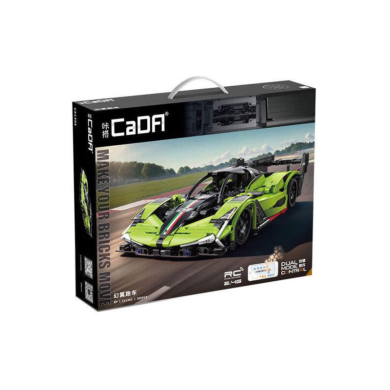 CADA DOUBLEE C51303 51303 XE THỂ THAO MA QUÁI tỷ lệ 1:14 bộ đồ chơi xếp lắp ráp ghép mô hình Technic Kỹ Thuật Công Nghệ Cao Mô Hình Phương Tiện 359 khối