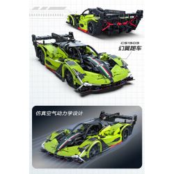 CADA DOUBLEE C51303 51303 XE THỂ THAO MA QUÁI tỷ lệ 1:14 bộ đồ chơi xếp lắp ráp ghép mô hình Technic Kỹ Thuật Công Nghệ Cao Mô Hình Phương Tiện 359 khối