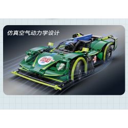 CADA DOUBLEE C51308 51308 XE THỂ THAO CHIẾN BINH BÓNG ĐÊM tỷ lệ 1:14 bộ đồ chơi xếp lắp ráp ghép mô hình Technic Kỹ Thuật Công Nghệ Cao Mô Hình Phương Tiện 388 khối