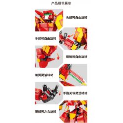 ACHKO 80030 MECHA ĐI BỘ MIỄN PHÍ bộ đồ chơi xếp lắp ráp ghép mô hình FREE TRAVELER 448 khối