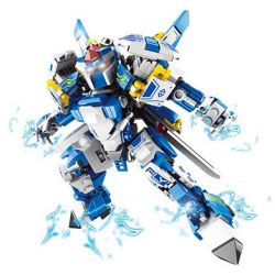 ACHKO 80031 CƠ KHÍ HIỆP SĨ THIÊN TƯỜNG bộ đồ chơi xếp lắp ráp ghép mô hình SOARING KNIGHT 451 khối