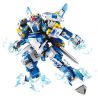 ACHKO 80031 CƠ KHÍ HIỆP SĨ THIÊN TƯỜNG bộ đồ chơi xếp lắp ráp ghép mô hình SOARING KNIGHT 451 khối