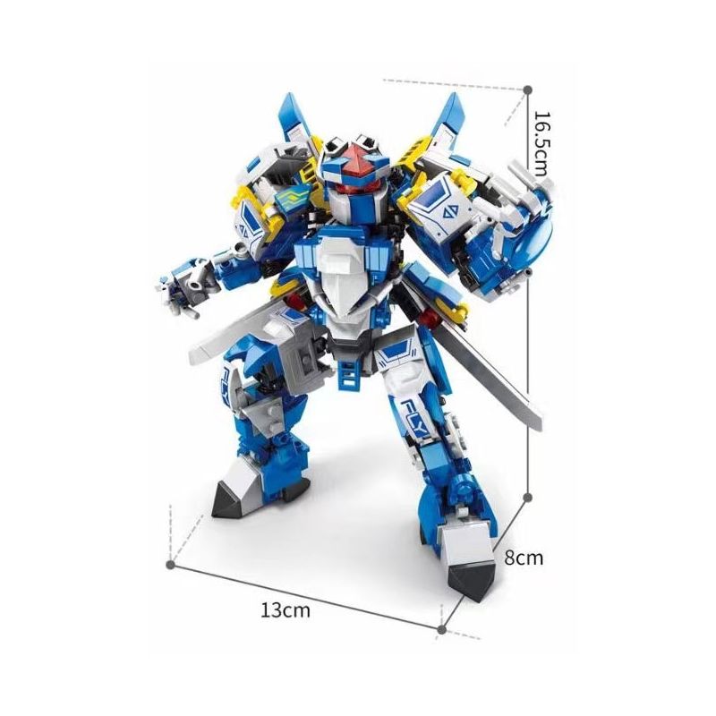 ACHKO 80031 CƠ KHÍ HIỆP SĨ THIÊN TƯỜNG bộ đồ chơi xếp lắp ráp ghép mô hình SOARING KNIGHT 451 khối