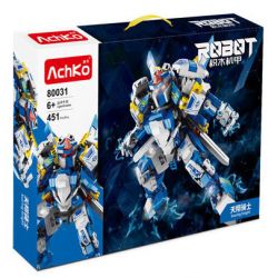 ACHKO 80031 CƠ KHÍ HIỆP SĨ THIÊN TƯỜNG bộ đồ chơi xếp lắp ráp ghép mô hình SOARING KNIGHT 451 khối