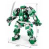ACHKO 80033 KENDO TEBU MECHA bộ đồ chơi xếp lắp ráp ghép mô hình 413 khối