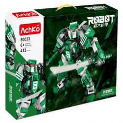 ACHKO 80033 KENDO TEBU MECHA bộ đồ chơi xếp lắp ráp ghép mô hình 413 khối