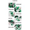 ACHKO 80033 KENDO TEBU MECHA bộ đồ chơi xếp lắp ráp ghép mô hình 413 khối