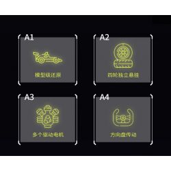 MOYU BLOCK MY88028 88028 LAMBO 3000 GTR PHIÊN BẢN ĐƯỜNG ĐUA 1:8 tỷ lệ 1:8 bộ đồ chơi xếp lắp ráp ghép mô hình Technic Kỹ Thuật Công Nghệ Cao Mô Hình Phương Tiện 3130 khối