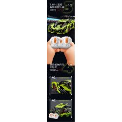 MOYU BLOCK MY88028 88028 LAMBO 3000 GTR PHIÊN BẢN ĐƯỜNG ĐUA 1:8 tỷ lệ 1:8 bộ đồ chơi xếp lắp ráp ghép mô hình Technic Kỹ Thuật Công Nghệ Cao Mô Hình Phương Tiện 3130 khối