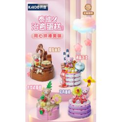 KAIDO KD99029 99029 BÁNH CHỮA BỆNH CỦA TEDDY TIRAMISU bộ đồ chơi xếp lắp ráp ghép mô hình
