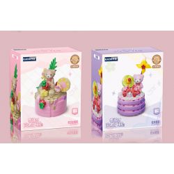KAIDO KD99029 99029 BÁNH CHỮA BỆNH CỦA TEDDY TIRAMISU bộ đồ chơi xếp lắp ráp ghép mô hình