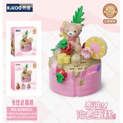 KAIDO KD99031 99031 BÁNH TEDDY CURE SỮA TRỨNG bộ đồ chơi xếp lắp ráp ghép mô hình