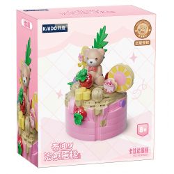 KAIDO KD99031 99031 BÁNH TEDDY CURE SỮA TRỨNG bộ đồ chơi xếp lắp ráp ghép mô hình