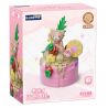 KAIDO KD99031 99031 BÁNH TEDDY CURE SỮA TRỨNG bộ đồ chơi xếp lắp ráp ghép mô hình