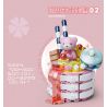 KAIDO KD99031 99031 BÁNH TEDDY CURE SỮA TRỨNG bộ đồ chơi xếp lắp ráp ghép mô hình
