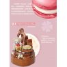 KAIDO KD99032 99032 BÁNH TEDDY CURE HOA bộ đồ chơi xếp lắp ráp ghép mô hình