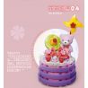 KAIDO KD99032 99032 BÁNH TEDDY CURE HOA bộ đồ chơi xếp lắp ráp ghép mô hình