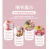 KAIDO KD99032 99032 BÁNH TEDDY CURE HOA bộ đồ chơi xếp lắp ráp ghép mô hình