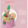 KAIDO KD99032 99032 BÁNH TEDDY CURE HOA bộ đồ chơi xếp lắp ráp ghép mô hình