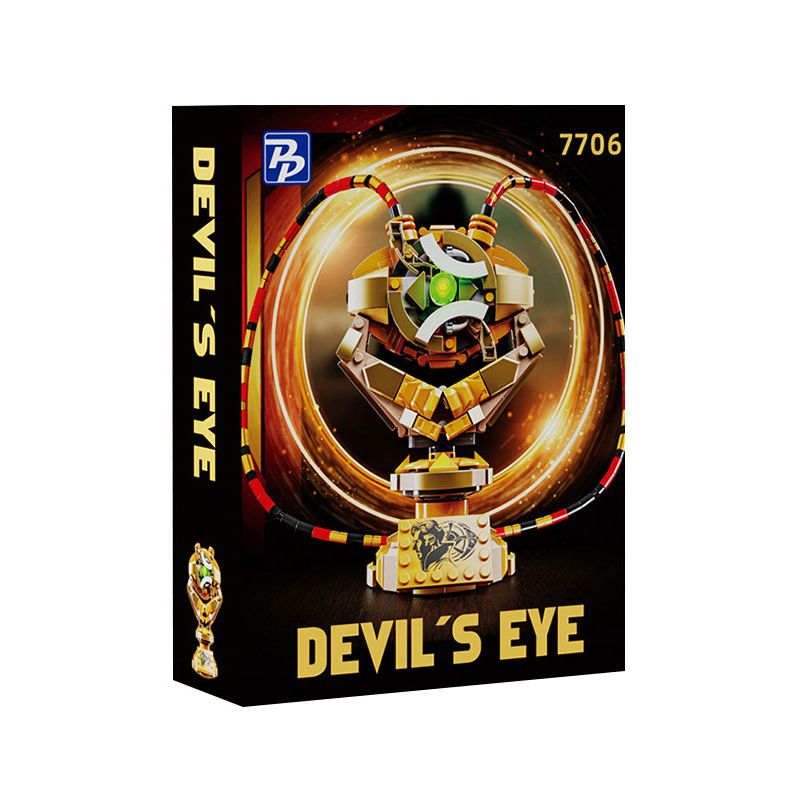 PANBO 7706 non Lego VÒNG CỔ BÁC SĨ LẠ bộ đồ chơi xếp lắp ráp ghép mô hình Super Heroes DEVIL'S EYE Siêu Nhân Anh Hùng