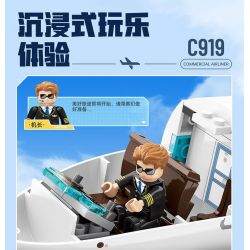 TOP TOY TC1210 1210 VŨ KHÍ LỢI HẠI CỦA CƯỜNG QUỐC C919 MÁY BAY CỠ LỚN SẢN XUẤT TRONG NƯỚC bộ đồ chơi xếp lắp ráp ghép mô hình City C919 COMMERCIAL AIRLINER Thành Phố 600 khối