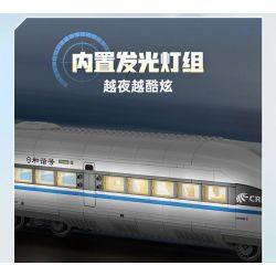 TOP TOY TC1211 1211 VŨ KHÍ LỢI HẠI CỦA CƯỜNG QUỐC TÀU CRH HARMONY bộ đồ chơi xếp lắp ráp ghép mô hình City RAILWAY HIGH-SPEED TRAIN Thành Phố 600 khối