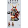 GISEGA G8933 8933 VŨ ĐIỆU CHIẾN TRANH TRUNG QUỐC SONG JIANG PING FU bộ đồ chơi xếp lắp ráp ghép mô hình CHINESE TRADITIONAL CULTURE 388 khối