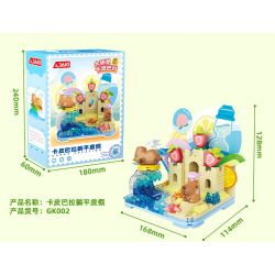 JAKI GK001 SPA THƯ GIÃN KAPIBARA bộ đồ chơi xếp lắp ráp ghép mô hình CAPYBARA