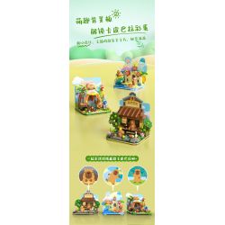 JAKI GK001 SPA THƯ GIÃN KAPIBARA bộ đồ chơi xếp lắp ráp ghép mô hình CAPYBARA