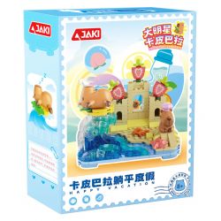 JAKI GK002 CAPIBARA NẰM NGHỈ BẰNG PHẲNG bộ đồ chơi xếp lắp ráp ghép mô hình CAPYBARA