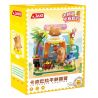 JAKI GK003 CẮM TRẠI BÌNH TĨNH Ở CAPIBALA bộ đồ chơi xếp lắp ráp ghép mô hình CAPYBARA