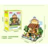 JAKI GK003 CẮM TRẠI BÌNH TĨNH Ở CAPIBALA bộ đồ chơi xếp lắp ráp ghép mô hình CAPYBARA