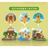 JAKI GK003 CẮM TRẠI BÌNH TĨNH Ở CAPIBALA bộ đồ chơi xếp lắp ráp ghép mô hình CAPYBARA